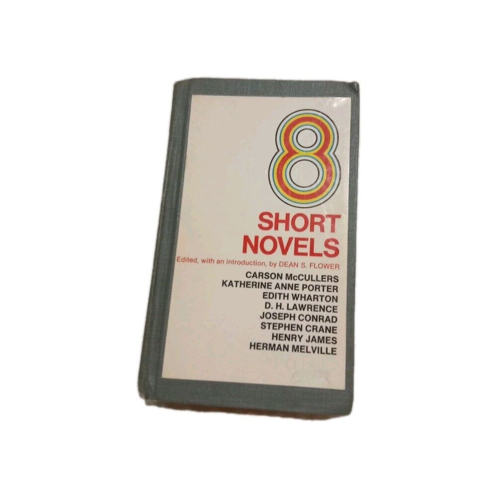 8 Short Novels By Dean S. Flowers Vintage 1967 Hardback Book Timeless Stories